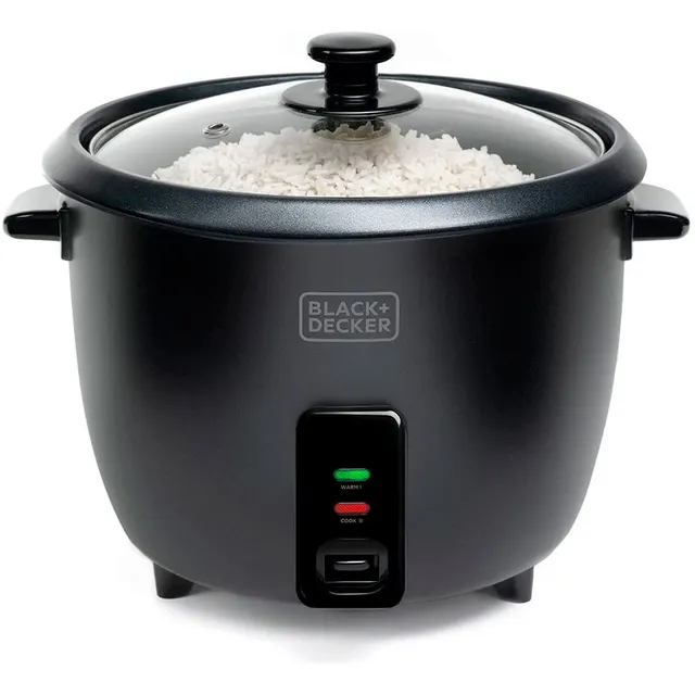 Ryżowar Black+Decker BXRC1800E 700W, 1 8l, gotowanie na parze, 290 x 290 x 290 mm