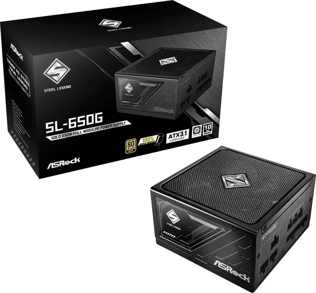 Zasilacz ASRock STEEL LEGEND 650W 80 Plus Gold