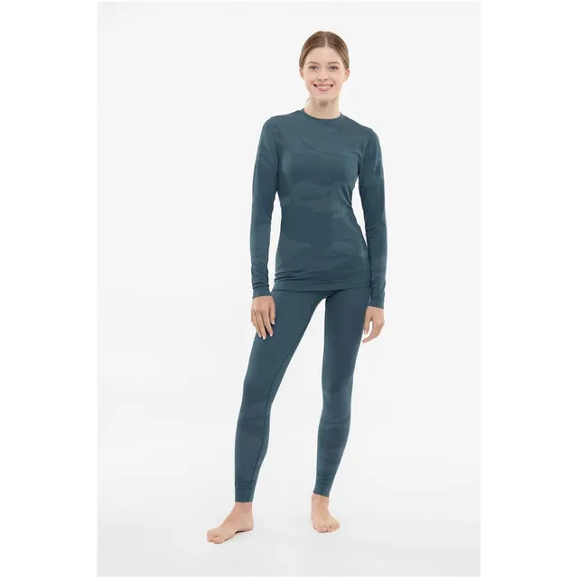 Bielizna damska VIKING Gasher Lady Set Merino turkusowa M