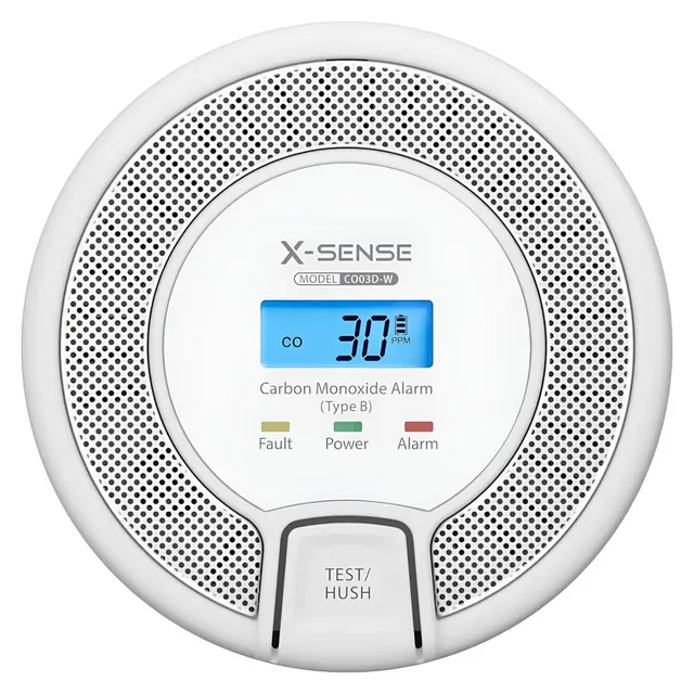 X-Sense CO03D-W detektor dymu Detektor tlenku węgla Interconnectable Bezprzewodowy