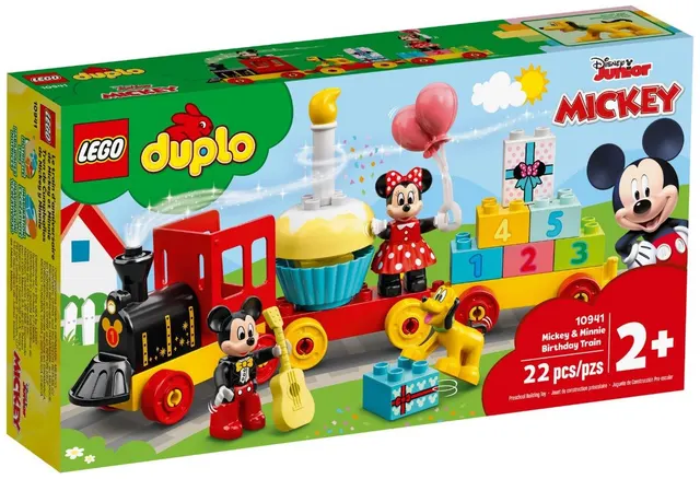 LEGO Duplo 10941 - Urodzinowy pociąg myszek Miki i Minnie