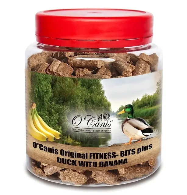O'Canis Przysmak trenerski kaczka z bananami dla psa 400g