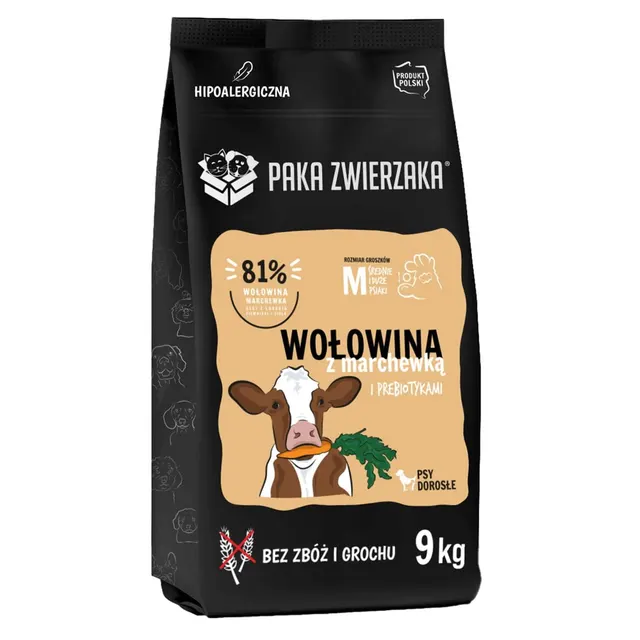 Paka Zwierzaka Seventh Heaven Wołowina z marchewką ''M'' 9kg