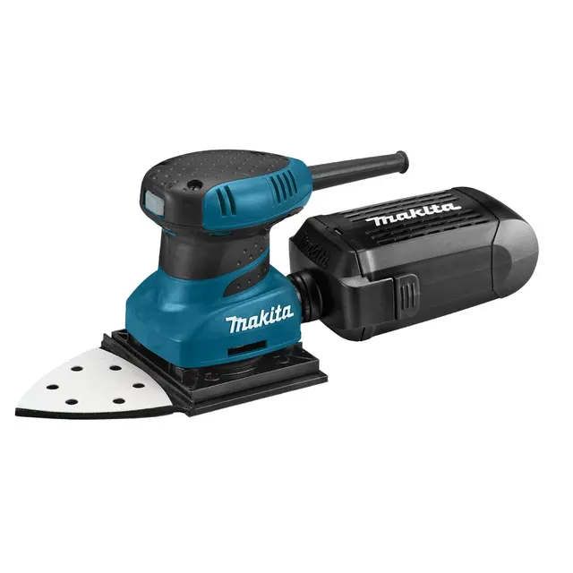 Makita BO4565K przenośna szlifierka Szlifierka orbitalna Czarny Turkusowy 14000 OPM 200 W