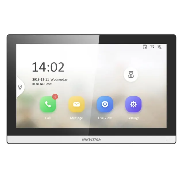 Hikvision DS-KH6350-WTE1 wideodomofon 17 8 cm (7 ) Czarny