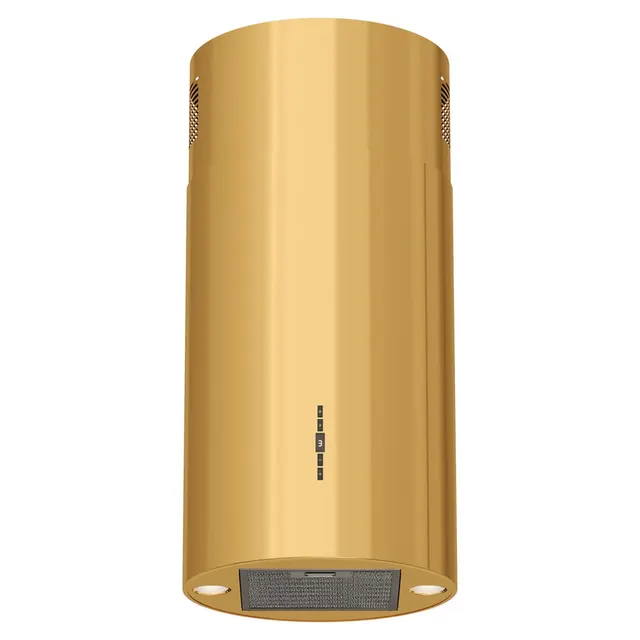 Okap wyspowy MAAN Elba 2 31 60 cm, LED, filtry aluminiowe, złoty