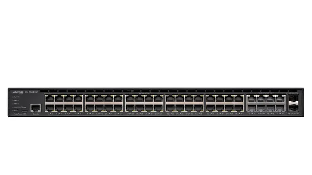 LANCOM XS-3550YUP Zarządzany L2/L3 10G Ethernet (100/1000/10000) Obsługa PoE 1U Czarny
