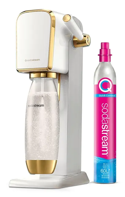 Sodastream ART białe złoto z 1L butelką PET