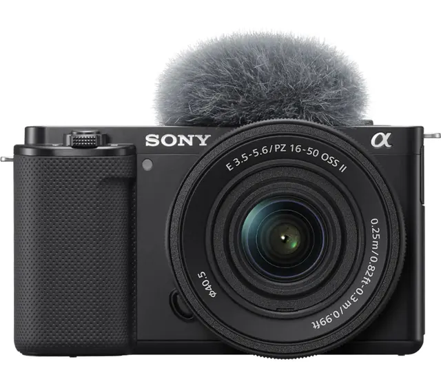 Sony ZV-E10 + E PZ 16-50mm F3.5-5.6 OSS II Bezlusterkowiec 24 2 MP CMOS 6000 x 4000 px Czarny