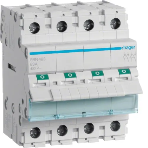Hager SBN463 wyłącznik instalacyjny 4 4 moduł(y)