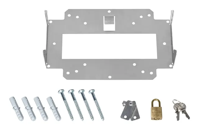 LANCOM Wall Mount + Lock (LN Bulk 10) Metaliczny