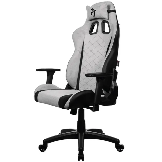Arozzi Soft Fabric, Gaming Chair, Avanti SoftFabric, Light Pilkas Fotel do gry na konsoli Tapicerowane siedzisko