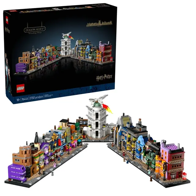LEGO Harry Potter 76444 - Magiczne sklepy na Ulicy Pokątnej