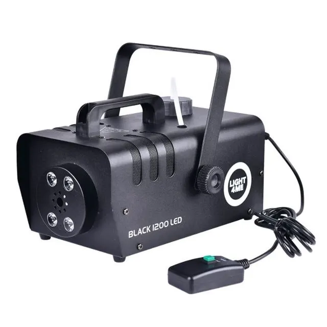 LIGHT4ME BLACK 1200 LED - Wytwornica dymu mgły