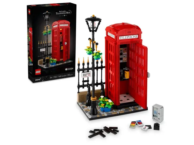 LEGO IDEAS 21347 Czerwona londyńska budka telefoniczna