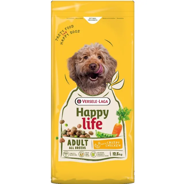 Versele Laga HappyLife karma sucha z kurczakiem dla psów dorosłych 12 5kg