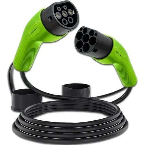QOLTEC KABEL EV TYP2 DO ŁADOWANIA SAMOCHODU, 400V, 11KW, 16A, 5M