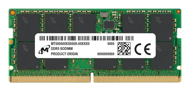 Micron SO-DIMM ECC DDR5 32GB 2Rx8 5600MHz PC5-44800 MTC20C2085S1TC56BR