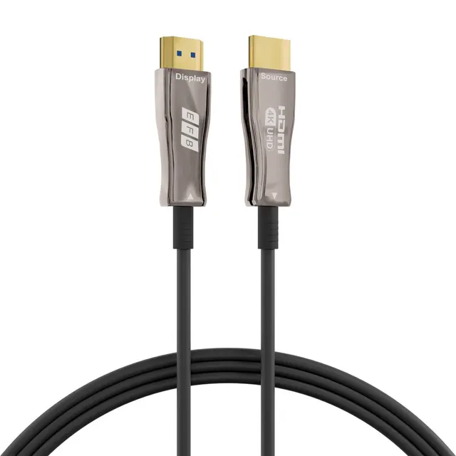 EFB Elektronik HDMI-20-00008 kabel HDMI 20 m HDMI Typu A (Standard) Czarny Stal nierdzewna