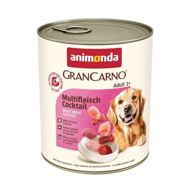 ANIMONDA Grancarno Adult mięsny koktajl - mokra karma dla psa - 800g