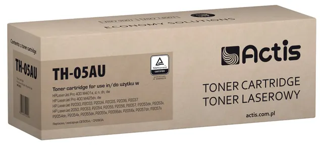 Actis TH-05AU Toner Uniwersalny (zamiennik HP 05A CE505A 80A CF280A TH-80A; Standard; 2800 stron; czarny)