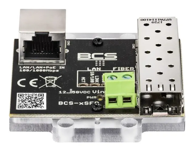 BCS BCS-XSFP konwerter sieciowy Wewnętrzny 1000 Mbit/s