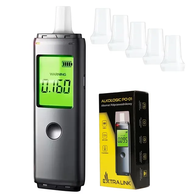 Alkomat Extralink Alkologic PO-01 alkomat półprzewodnikowy