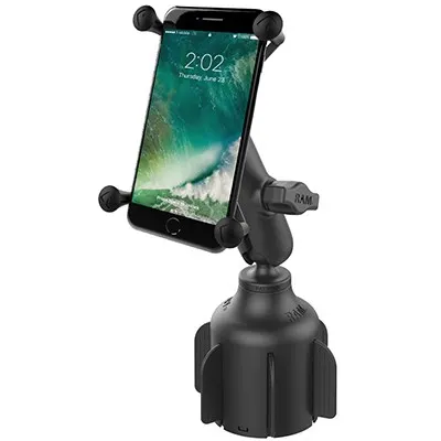 RAM MOUNT Duży uchwyt na telefon RAM® X-Grip® z podstawą uchwytu na kubek Stubby™