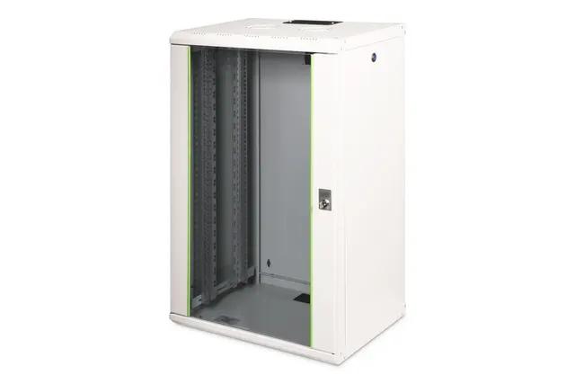 Digitus Szafa sieciowa wisząca Unique 19 20U rack 600x450 drzwi szyba szary niedzielona złożona 100kg