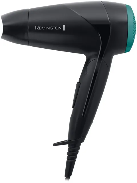 Suszarka do włosów REMINGTON Compact On The Go D1500 (2000W; kolor czarny)
