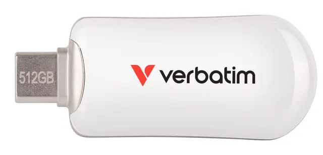Pamięć flash USB-C STICK 512 GB Verbatim Plectra Biała