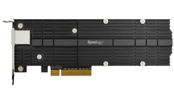 Synology E10M20-T1 combo adapter 2x10GbE RJ45 2 slots M.2 (2280/22110) for SSD PCIe 3.0 x8