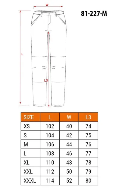 NEO tools 81-227-M spodnie ochronne