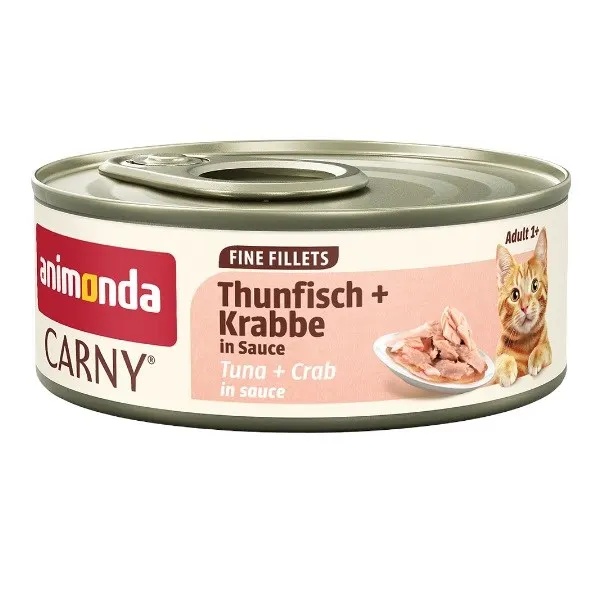 ANIMONDA Carny Fine Fillet in Sauce - Tuna + crab 60g