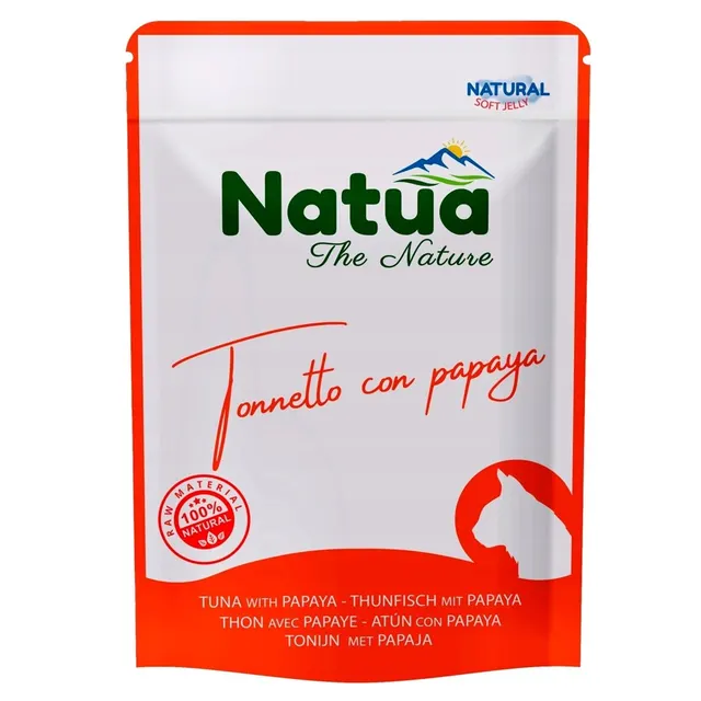 Natua Natural tuńczyk z papają mokra karma dla kota 70g