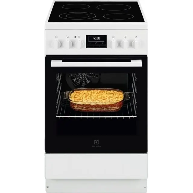 Kuchnia elektryczna ELECTROLUX LKR540266W 500, HotAir termoobieg, Multilevel Cooking, biały