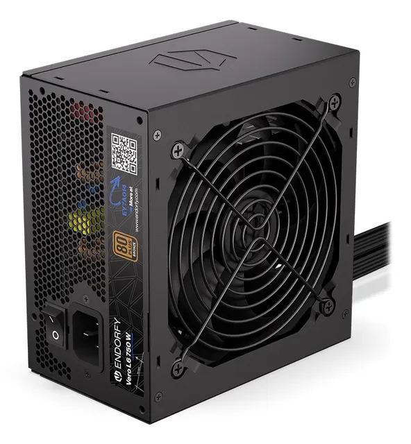 ENDORFY Vero L6 moduł zasilaczy 750 W 24-pin ATX ATX Czarny