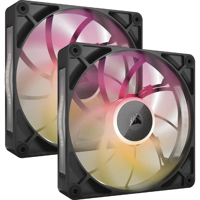 Zestaw startowy CORSAIR iCUE Link RX140 MAX RGB - Wentylator obudowy - 140mm - (zestaw 2 szt.)