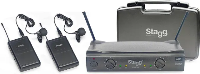 Stagg SUW 50 LL FH EU Bezprzewodowy system UHF Czarny