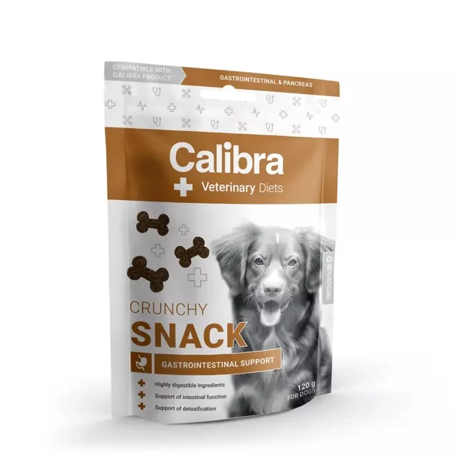 CALIBRA VD DOG CRUNCHY SNACK GASTROINTESTINAL- przysmak dla psa - 120G