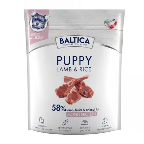 BALTICA NUTRACEUTIC Hypoallergenic Puppy Lamb & Rice S / M / L / XL 1kg