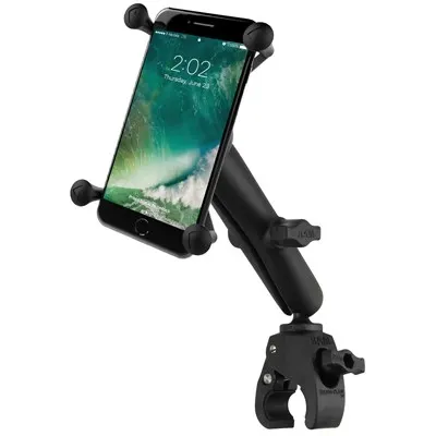 RAM MOUNT RAM® X-Grip® Duży uchwyt na telefon z małą podstawą zaciskową Tough-Claw™ - długi