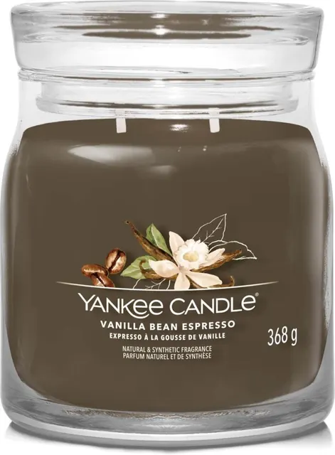 Świeca średnia VANILLA BEAN ESPRESSO YANKEE