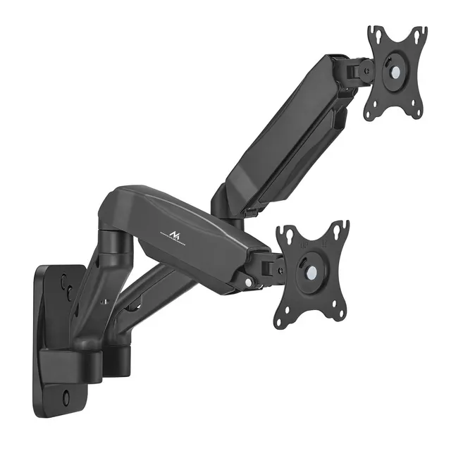 MACLEAN UCHWYT NAŚCIENNY NA DWA MONITORY 17-32'' 9KG MAX SPRĘŻYNA MECHANICZNA MC-988