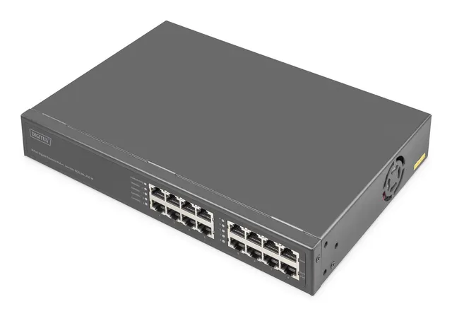 Digitus Injektor 8-portowy Gigabit Ethernet PoE+ 802.3bt 250 W