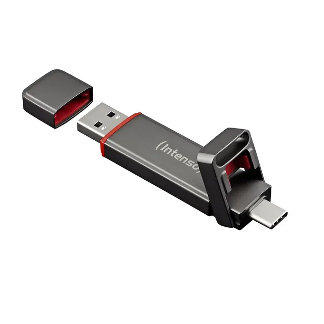 Intenso 3850440 Zewnętrzny dysk SSD 250 GB USB Type-A / USB Type-C 3.2 Gen 1 (3.1 Gen 1) Antracyt