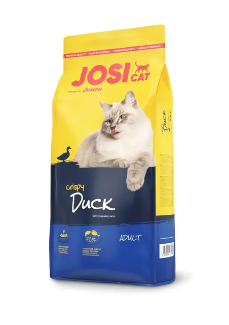 JOSERA JosiCat Crispy Duck - sucha karma dla kota - 18 kg