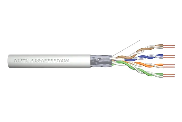Digitus Kabel instalacyjny kat.5e F/UTP Eca AWG 24/1 PVC 305m szary karton