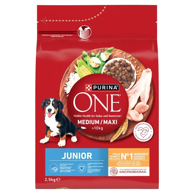 PURINA ONE MED/MAX Junior Chicken & Rice 2 5kg