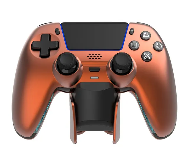 Deltaco Gaming GAM-199-ORANGECOPPER kontroler gier Pomarańczowy Brąz Bluetooth/USB Gamepad PlayStation 5 PC Android iOS